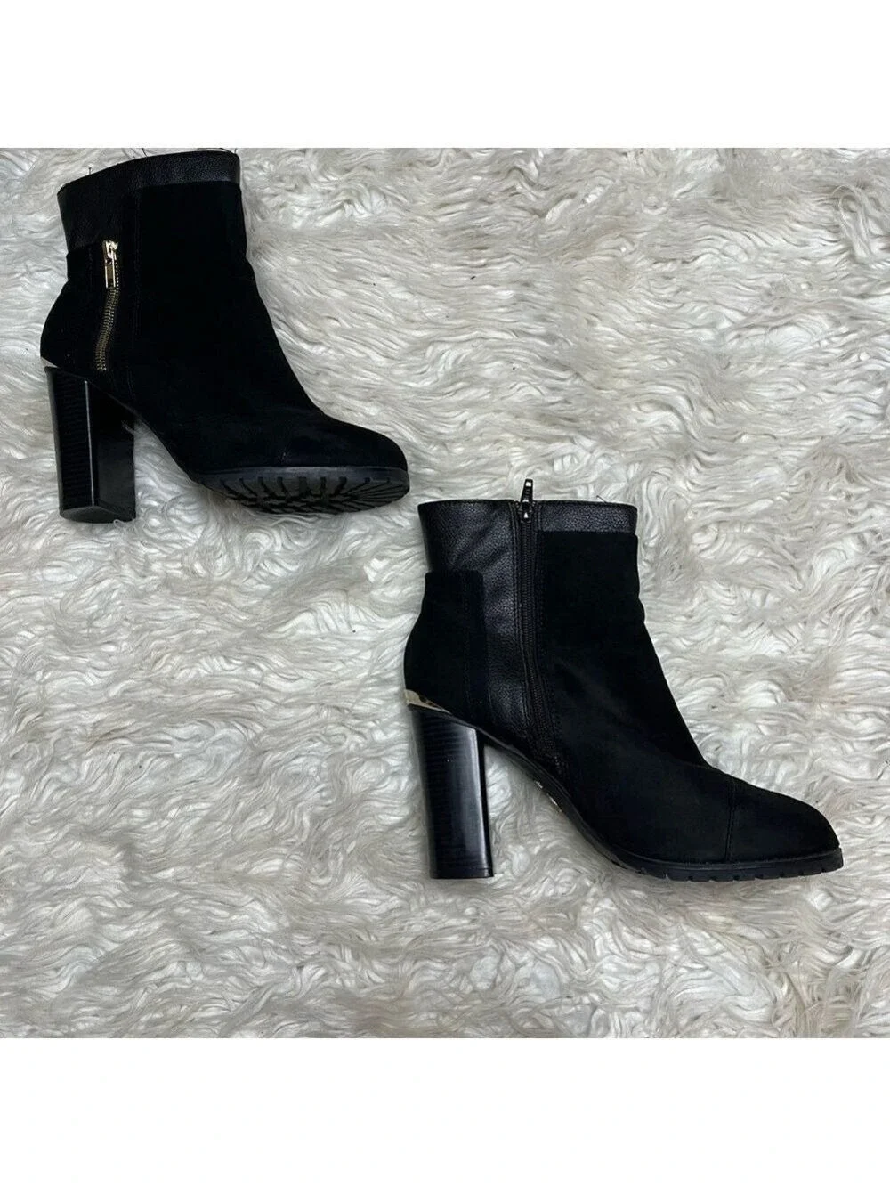 Juicy Couture Women’s Black Suede Ankle Boots. Size 10